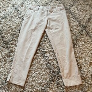 Adidas‎ Womens Golf Pants Tan Khaki Cropped Performance Trousers Stretch Size 6